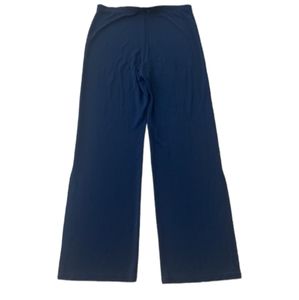 Citrine black crepe dress pants, sexy slit on the outside legs.